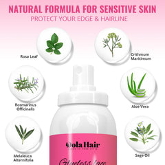 3.4 oz Dolahair lace melting spray packaging