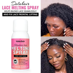 Transparent low viscosity resin spray for wigs and lace