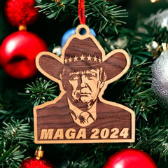 Decorative gift bag packaging for Donald Trump Ornament 3.25 x 3.75