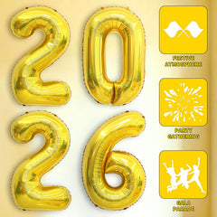 4 piece aluminium foil balloons with straw 32 inch