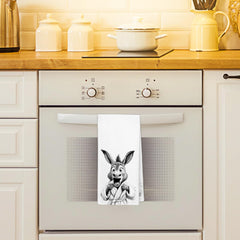 XBBMGG Funny Donkey Kitchen Towels 16x24 inches hanging