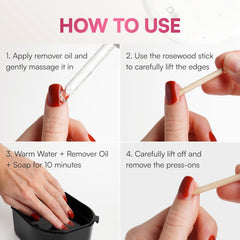DOONAILS gel nail strips remover packaging