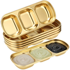 DORMIYA esthetician tray set in gold finish for beauty salon use