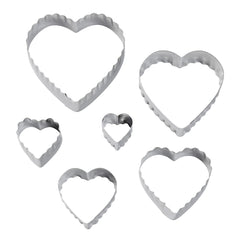 Stainless steel fondant cutters nesting set Wilton