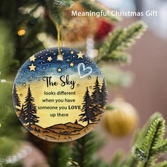 Memorial Christmas ceramic ornament gift ready packaging