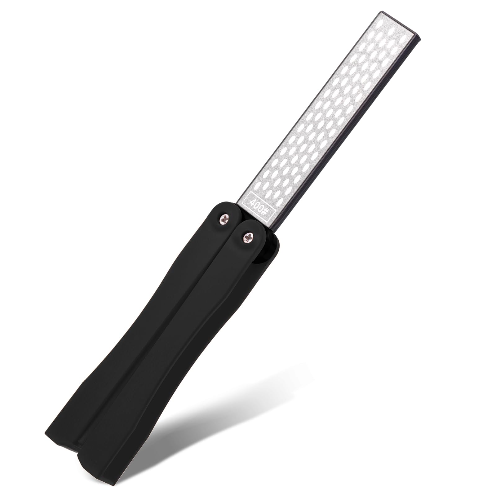 Double Sides Knife Sharpener closed size 5x1.2 inches