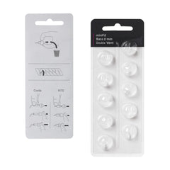 Double Vent 8mm domes for Oticon hearing aids