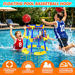 Anti-tip base with tether for Doviden hoop