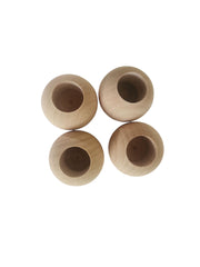 Dowel cap end 1-1/2 inch diameter for 3/4 inch hole