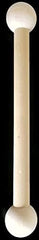 Pack of 4 unfinished wooden ball dowel ends