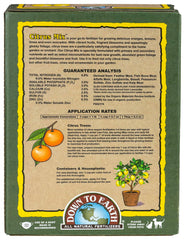 Organic citrus fertilizer for trees Down To Earth