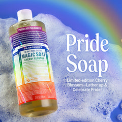 Cherry Blossom scented Pride Soap 32oz by Dr Bronner's