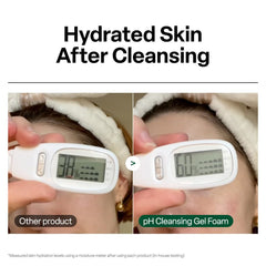 pH balanced cleansing effect for normal oily combination sensitive skin