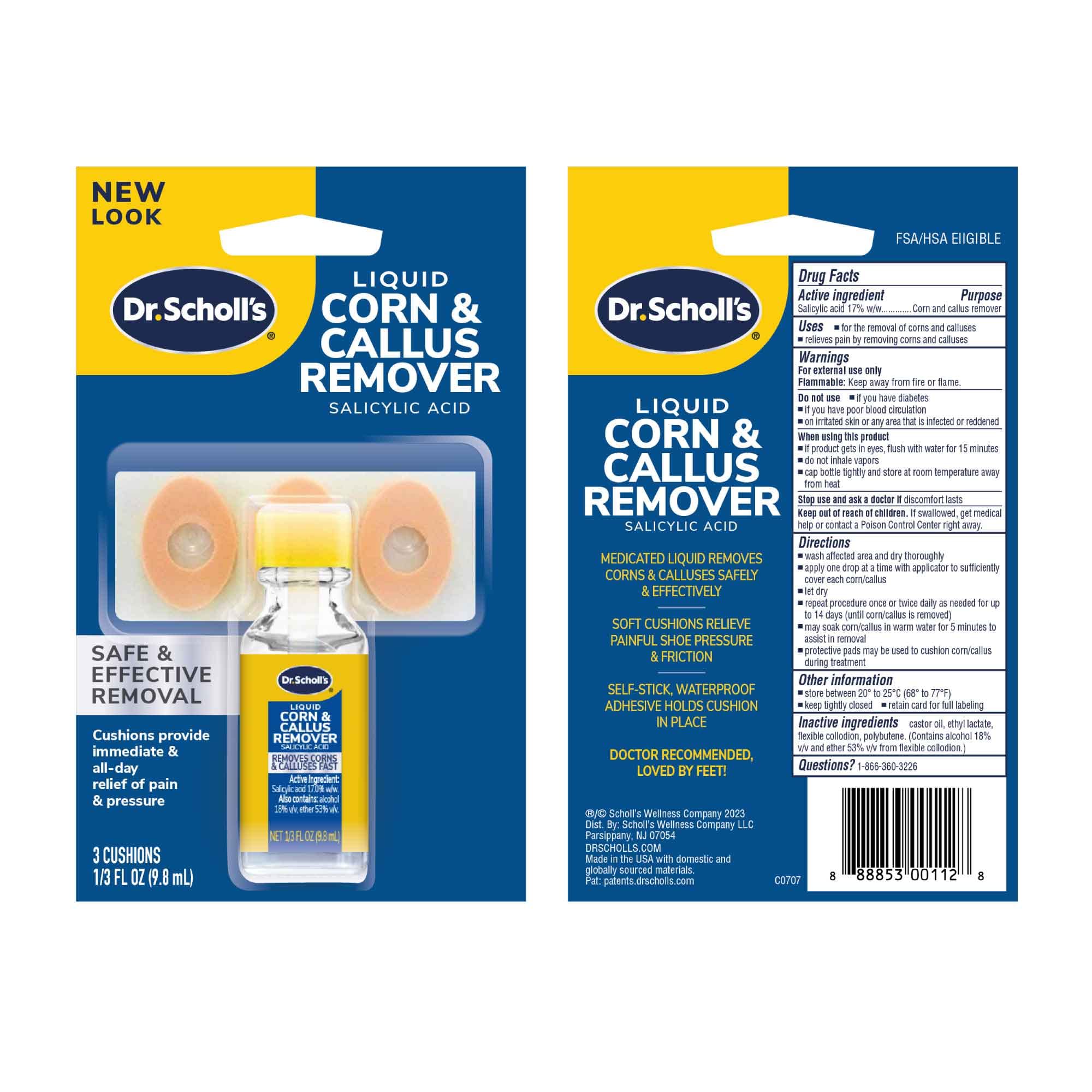Dr Scholl's Liquid Corn Remover 0.33 oz bottle