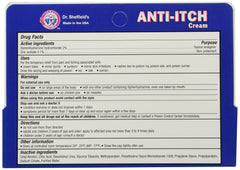 dr sheffield anti itch cream histamine blocker labeling