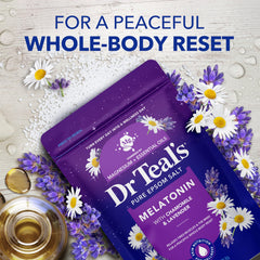 Sleep Blend Epsom Salt soak close up image