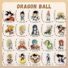 Dragon Ball magnets 20 piece set for kitchen locker whiteboard