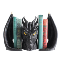 Dragon Bookshelf Decor head and wings on display