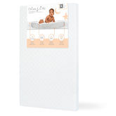 Dream On Me Holly mini crib mattress front view