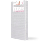 Dream On Me Honeycomb orthopedic mattress with white honeycomb vinyl cover