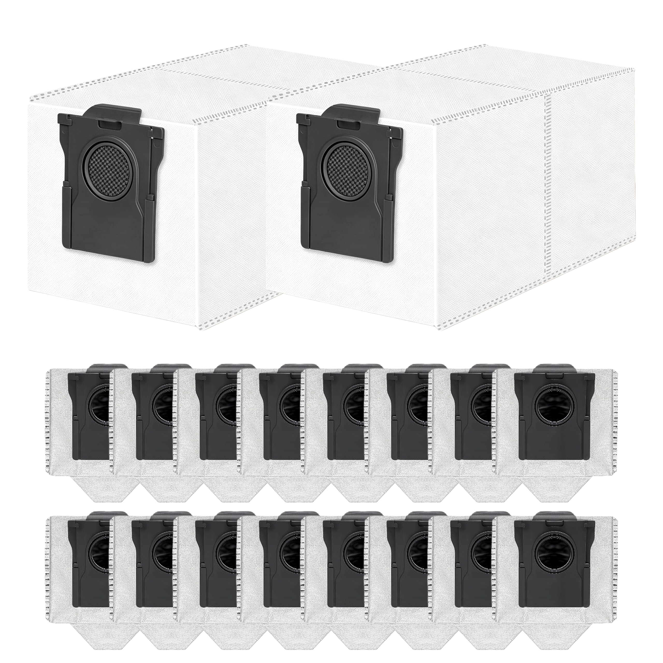 Dreame 18 pack carbon dust bags packaging