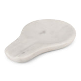 Dreamy Walls Marble Spoon Rest on countertop with 7-inch oval design