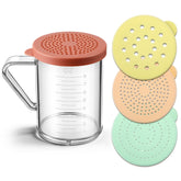 10 oz Dredge with Snap Lid clear PC body