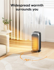 DREO space heater with 70 degree oscillation feature