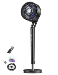 DREO standing fan for bedroom with 96 ft airflow