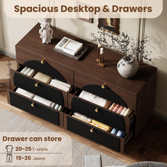 Versatile dresser that can also function as a TV stand