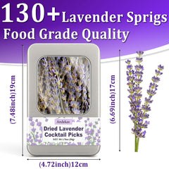 dried lavender sprigs for baking and syrups