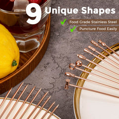 Garnish sticks for drinks and appetizers