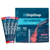 DripDrop Hydration Juicy Variety Pack box front