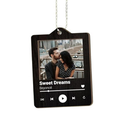 Drive Safe personalized car ornament for rear view mirror