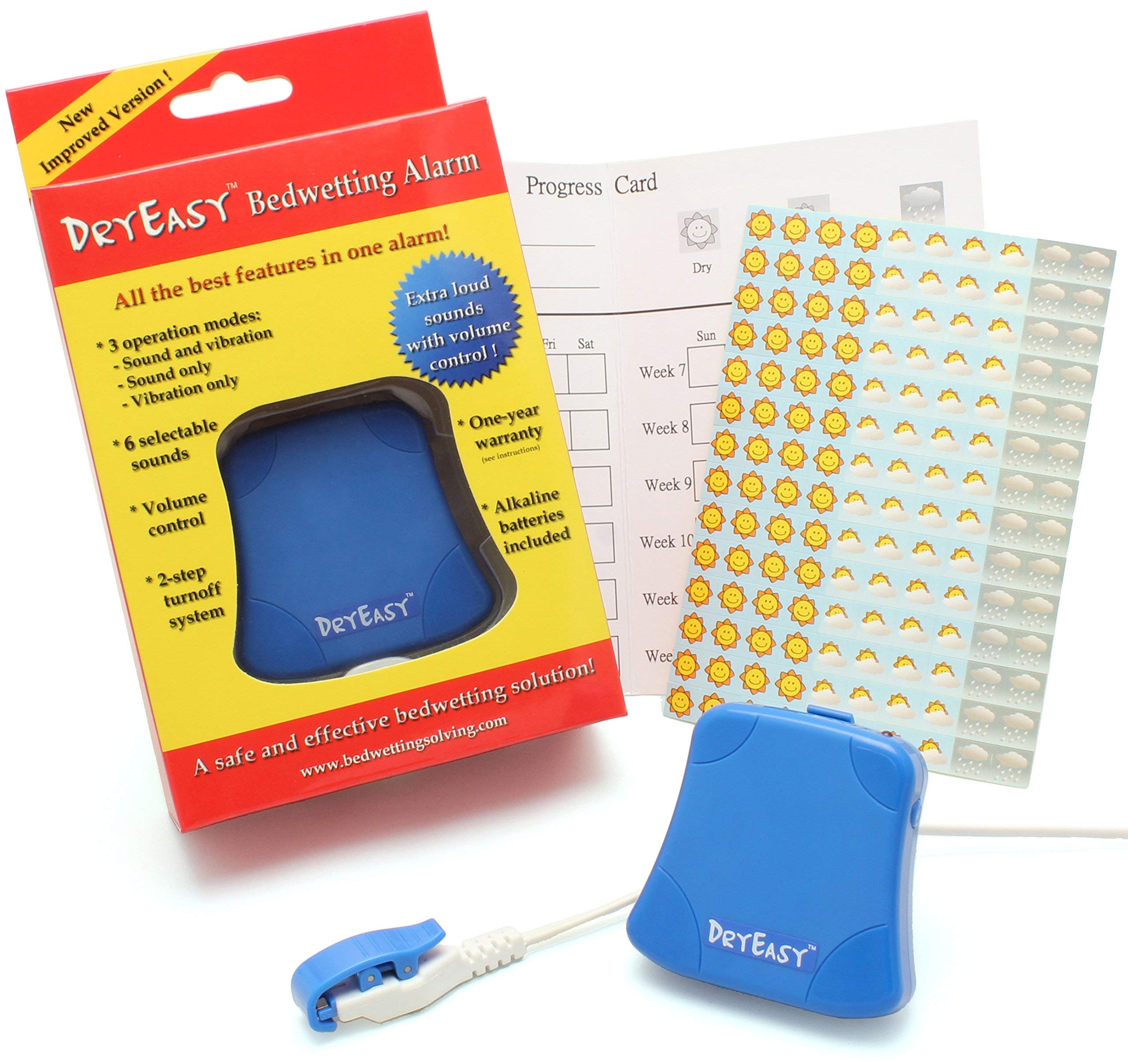 DRYEASY bedwetting alarm secure sensor clamp image