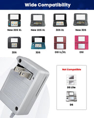 DSi XL charger suitable for Nintendo 3DS family