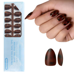 Dsixnails tortoiseshell press on nails 150pcs set