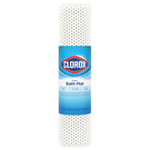 Duck Brand Cushioned Foam Bath Mat for Tubs white 17x36 with suction cups