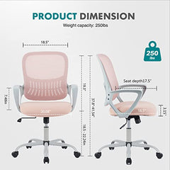 DUMOS height adjustable chair with gas lift