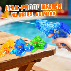 Wide-mouth refill feature on DUNEMEl water gun