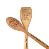 Dungeons and Dragons kitchen gift set with wooden spoons