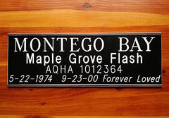 Barn sign for stalls