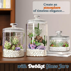 Soda-lime glass jar with dual-scale FLOZ ML markings