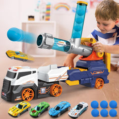 Dwi Dowellin 28 inch truck with four race cars image