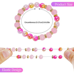 Bracelets circumference 15-17 cm stretchable