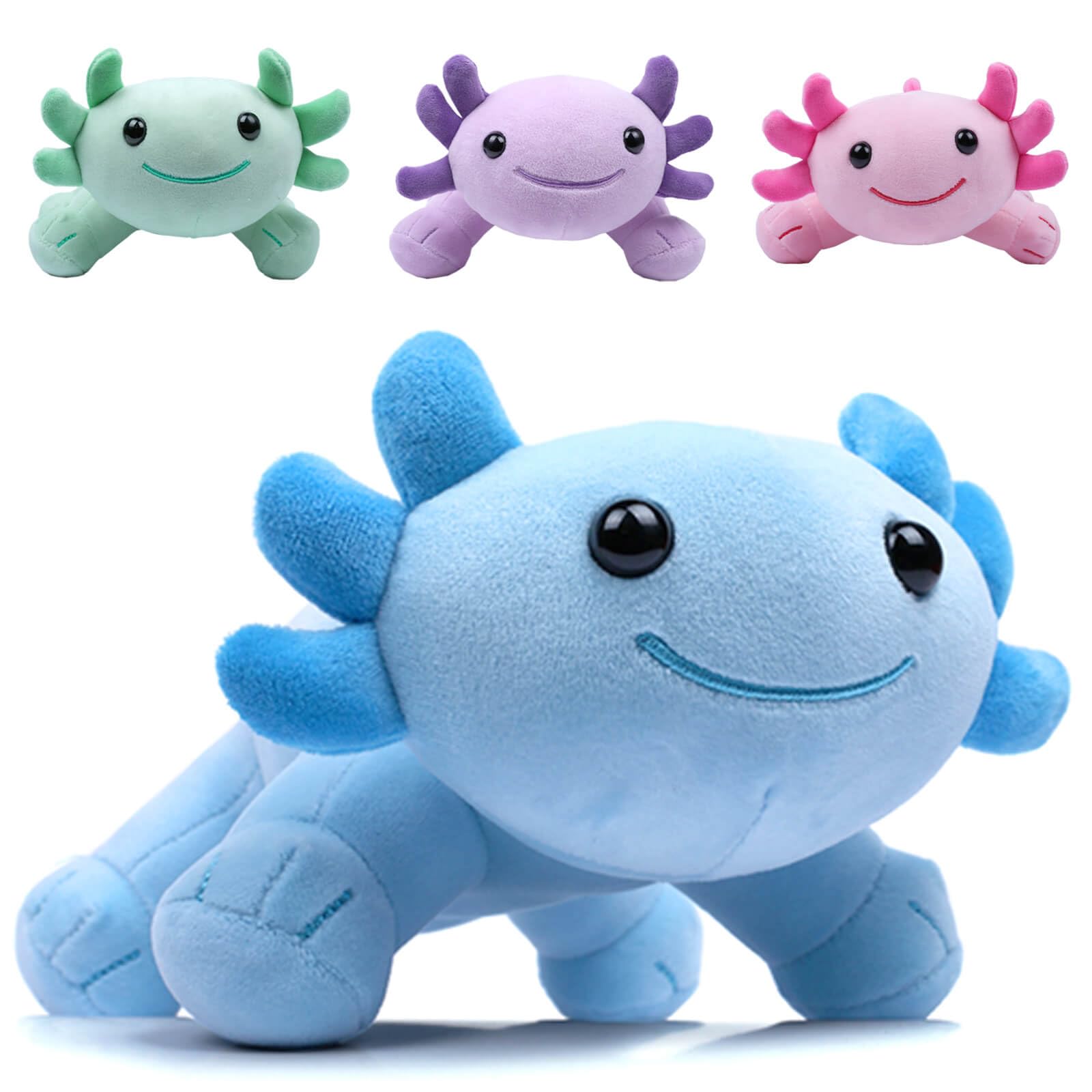 DYBFONO Axolotl Plush Toy blue 10.8 inch