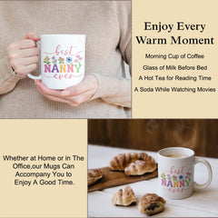 DYJYBMY Life Is Better With My Nana Coffee Mug double sided print detail