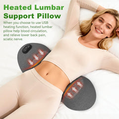 Dynamic airbag traction detail in lumbar pillow