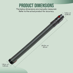 Grey and red Dyson vacuum hose replacement