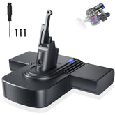 dyson v8 battery replacement 8000mAh 21.6V closeup